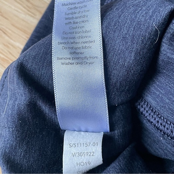 Athleta Exhale Stash Pocket Heel Tight in SoftLuxe Navy Blue  - 36295 - Picture 13 of 13